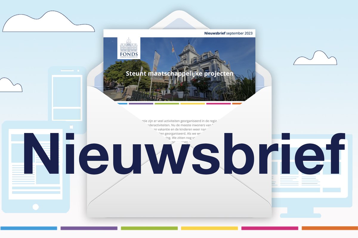Er is weer een nieuwe versie van onze digitale nieuwsbrief uit. Lees meer over de succesvolle vakantieactie van het Fonds, de projecten van Stichting Inclusia in de nieuwe wijk Mrija en over de mogelijkheid om als burgers een initiatief in te dienen.
fondssv.nl/steunt-maatsch…