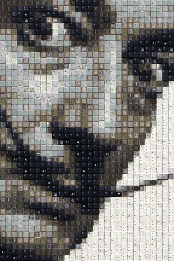 GreenHemUSA's tweet image. Remarkable Pixelated Portraits Made of Computer Keys by Australian artist Guy Whitby, aka WorkByKnight (WBK) ⌨️

Tangram Media Inc.  
☎️ (877) 426-8880  
🌎 tangrammedia.com  
#tangrammedia #tangrammedianc #webdesign #webdevelopment #MarilynMonroe @TangramMedia