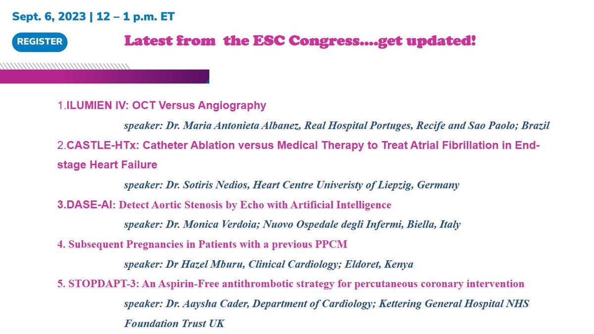 Last opportunity to register.....

#ACCEarlyCareer @nbwiggins @DrRosanel  @ACCinTouch @MonicaVerdoia  @rashaalbawardy @sheilaklassen @SNedios @dcscant @aayshacader @saramoscatelli7