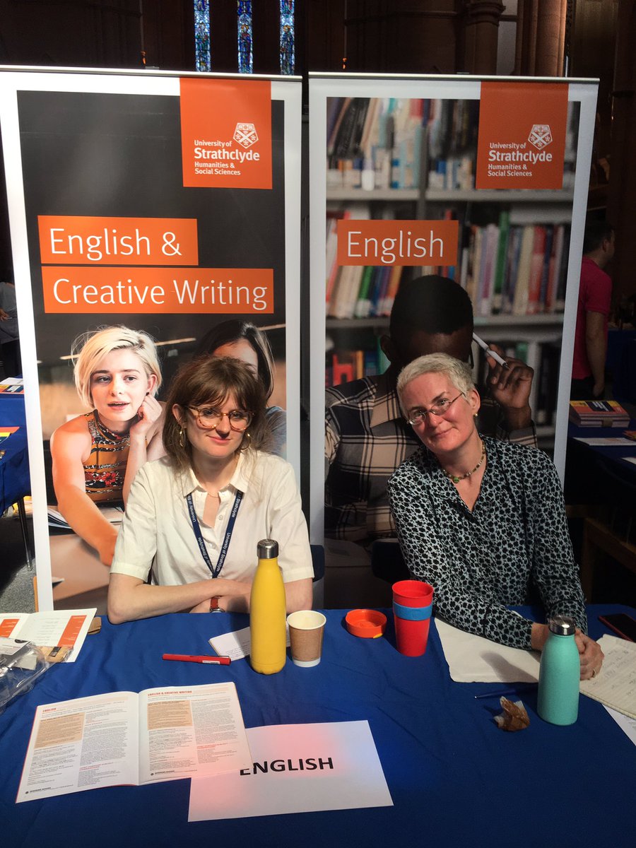 StrathHum's tweet image. It’s our first open day at @UniStrathclyde for this academic year and we’ve been meeting potential undergraduate applicants all day at the Barony Hall. Fun times! Come in for a chat! 
@StrathHaSS @StrathclydeCW @StrathJMC @StrathHistory @FrenchatStrath @SLAS_Strath