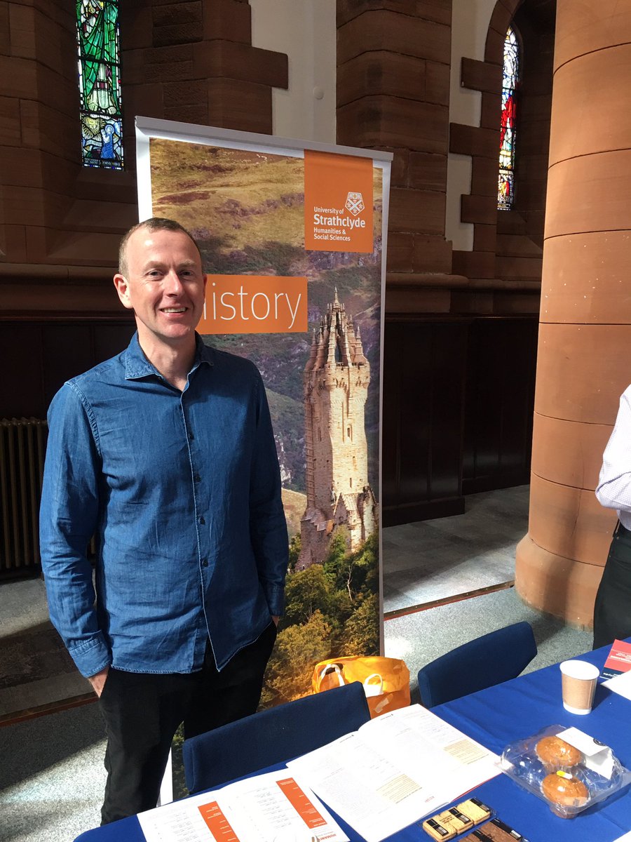StrathHum's tweet image. It’s our first open day at @UniStrathclyde for this academic year and we’ve been meeting potential undergraduate applicants all day at the Barony Hall. Fun times! Come in for a chat! 
@StrathHaSS @StrathclydeCW @StrathJMC @StrathHistory @FrenchatStrath @SLAS_Strath