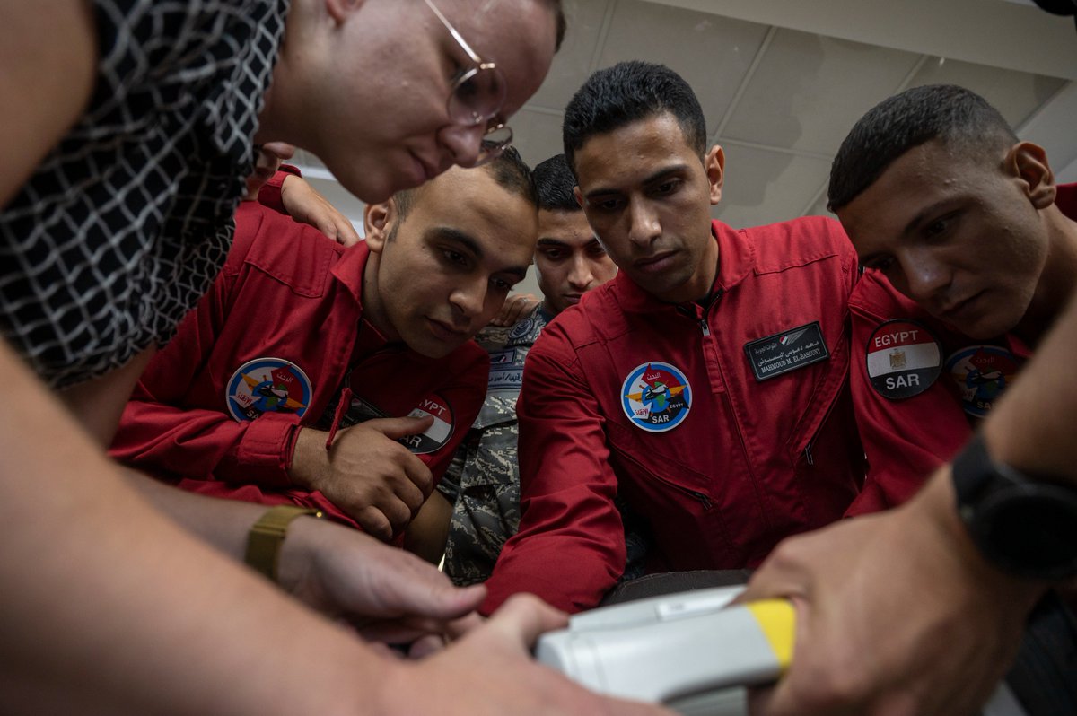 USAFCENT's tweet image. .@usairforce Airmen across @CENTCOM have been training with partners and executing Bright Star 2023

Bright Star 23 is a multilateral exercise held with the Arab Republic of Egypt across air, land and sea domains that promotes and enhances regional security

#PartnerForStrength