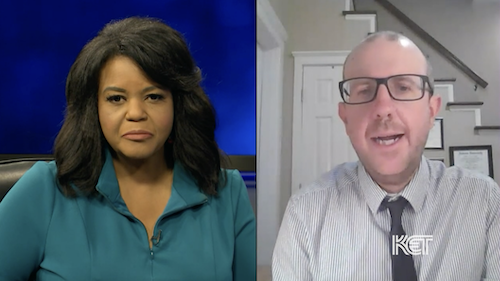 Should the General Assembly continue to cut Kentucky's income tax even if the state misses revenue triggers set by lawmakers? <a href="/ReneeKET/">Renee Shaw</a> talks with @AullCharles of <a href="/KyChamber/">Kentucky Chamber</a> about the issue. ow.ly/VacR50PHEev