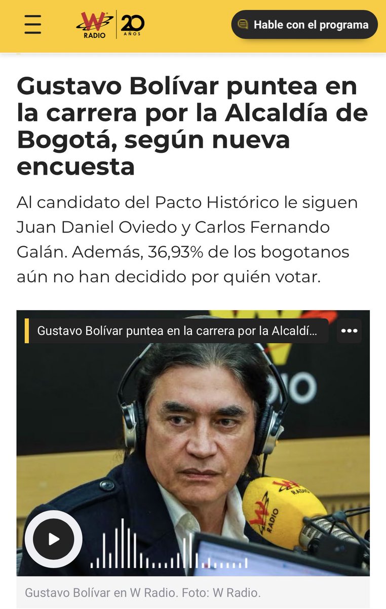 GustavoBolivar's tweet photo. #ToConBolEs
Hoy se reúnen las campañas de Lara, Oviedo, Molano y Vargas para seguir impulsando mi candidatura. 
Gracias. https://t.co/QaDOUzwHS6