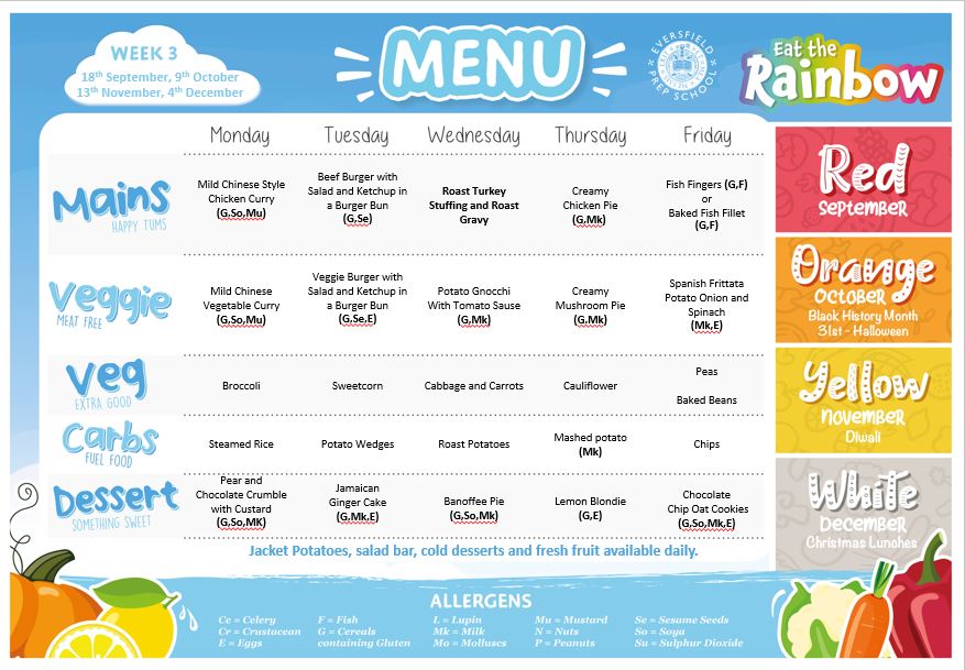 eversfield647's tweet photo. On the menu this term a plentiful supply of nutritious and delicious dishes #fuelfood #happytums #seasonal #fresh #home-cooked๐๐๐๐๐๐ฅฆ๐๐ฅ๐
@AccentCatering https://t.co/E5eQvj8RV0