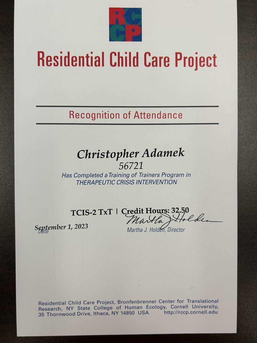 Happy to be back to work this week after an amazingly intense 5days last week with some amazing @NiskayunaCSD staff and trainers from @Cornell residential child care project. On to training more professionals in being able to respond to students in crisis.