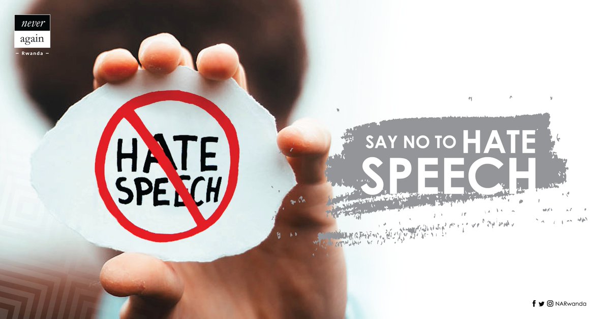 NARwanda's tweet photo. Hate speech still poses a threat to peace in different regions of the world. But together, we can combat this ideology. Let's stand united against hate and amplify messages of love, acceptance, and respect. #UnitedAgainstHate https://t.co/R9GQhiLdhR