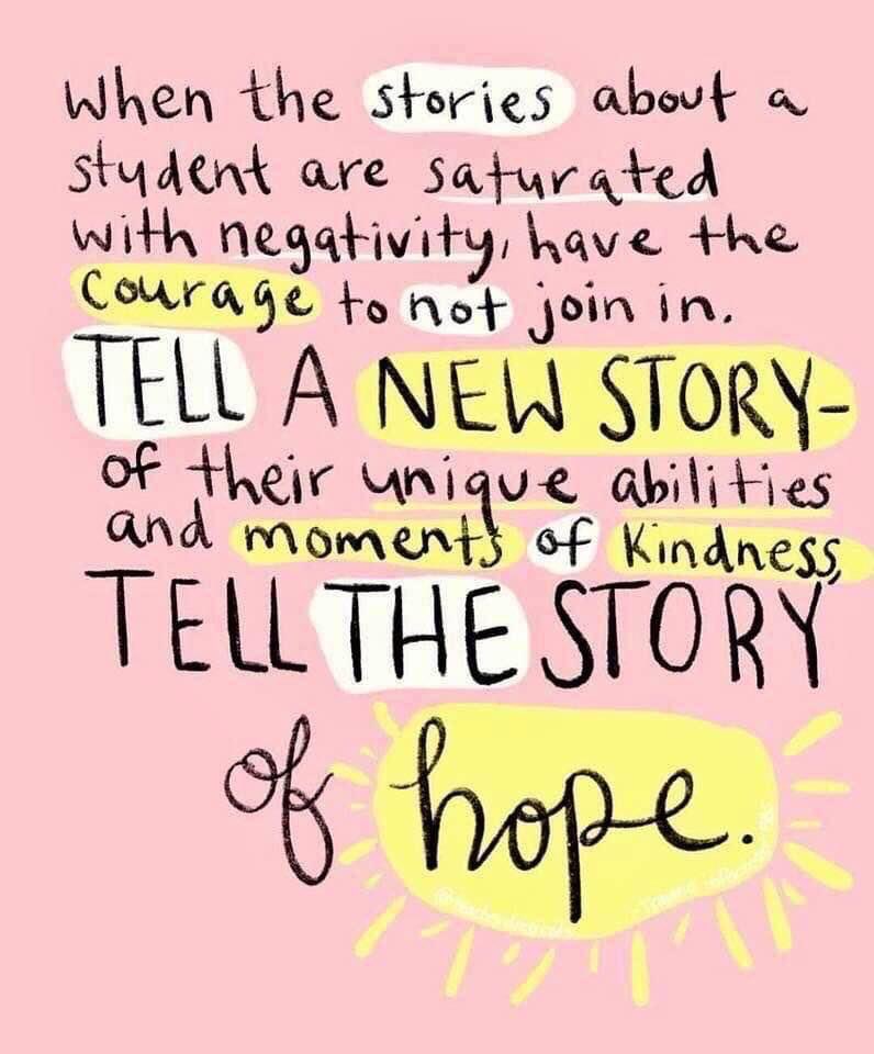 A gentle reminder to educators, as this 2023 school year begins. 💫