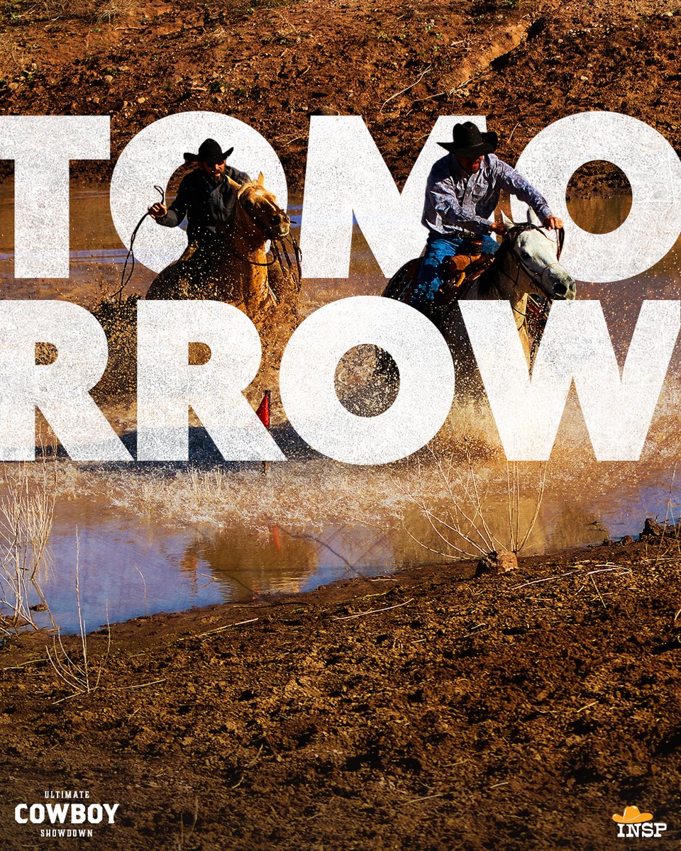 Tomorrow night's the night we've all been waiting for. 🤠 The all-new season of Ultimate Cowboy Showdown: All Stars premieres TOMORROW at 8p ET, only on INSP.