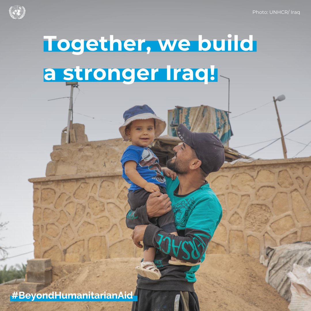 We're committed to finding the best solutions for the IDPs. Together with the govt. of Iraq & KRI, @UNHCRIraq is shifting towards more sustainable develop. initiatives, ensuring Iraqis have the tools & support needed to thrive in their communities. #BeyondHumanitarianAid