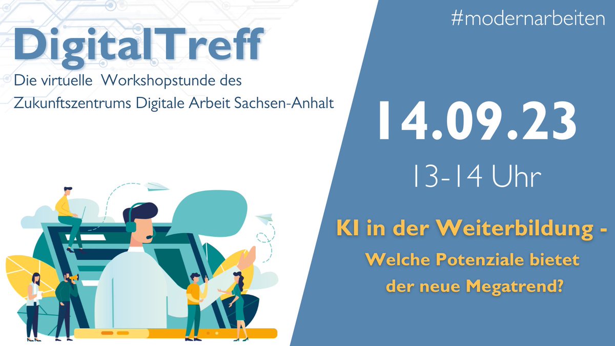 Wir schauen, wie KI in der Weiterbildung eingesetzt werden kann. Christopher Pabst (f-bb) stellt das Projekt KIPerWeb vor, das untersucht, wie KI die Entwicklung passgenauer Weiterbildungsangebote unterstützen kann. Jetzt anmelden👉 f-bb.de/unsere-arbeit/…