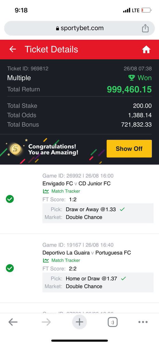 Boom !!! Decided 1.4k 200naora win 1m midnight longshot 😫😫