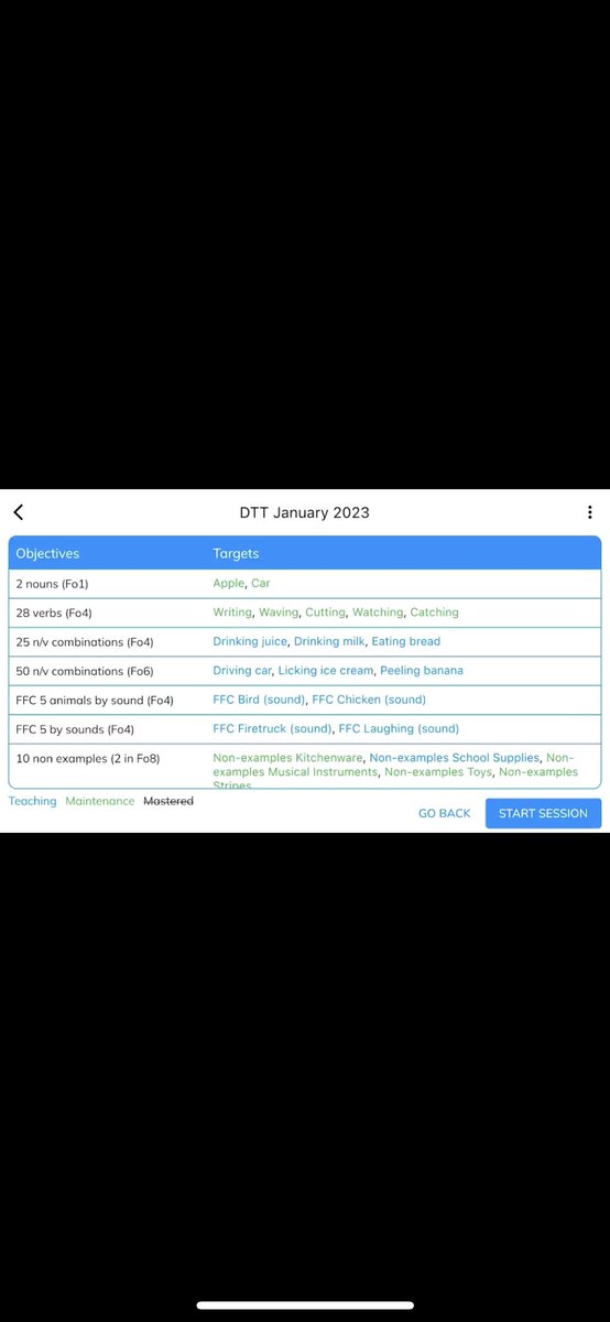 mybt_aba's tweet image. MyBT is designed to save time, and increase ease and efficiency of implementing DTT. 

✅Set up custom DTT sessions 
✅Implement interspersed trials with error correction and differential reinforcement
✅Effortlessly achieve 100% accurate data

#Autism #ABA #BCBA #edtech