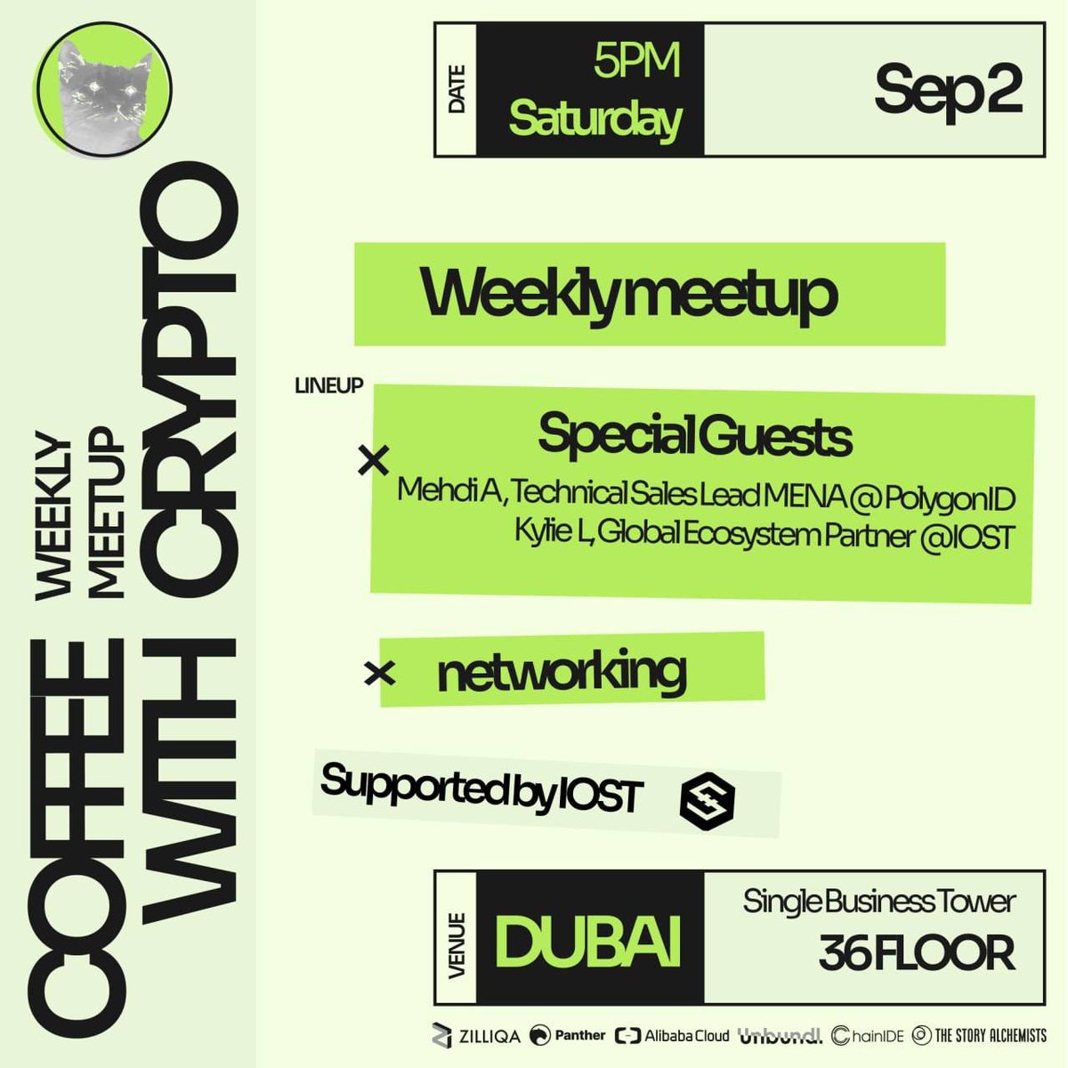 IOST_Official's tweet image. 🇦🇪 Happy to be part of another meetup at Coffee with Crypto! This time, we joined #PolygonID in an exciting session to learn more about the ecosystem 🎯

See you in the next one! 👋