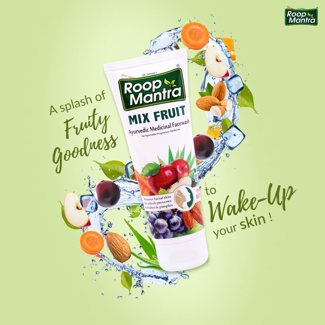 There can be no better way of waking your skin up than giving it the goodness of natural fruit extracts with Roop Mantra Mixed Fruit Facewash. #RoopMantra #ayurvedicfacecare #Ayurvedicfacewash #mixfruitfacewash #Divisastore #facewash #Ayurvedic Buy Now: divisastore.com/collections/ro…