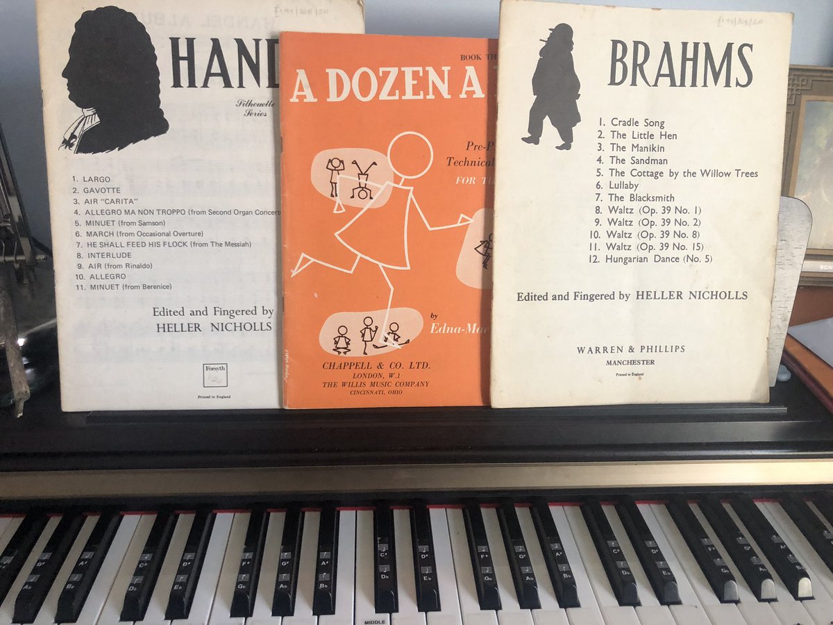 What did you do in your lunch break for some you time? I played the #piano &amp; tried to spark up my long time not used childhood skills again. Haha. Using the fab #Preloved sheet music I got from #oxfam bookshop. They have some great bargains if you rummage. It was slow but tuneful