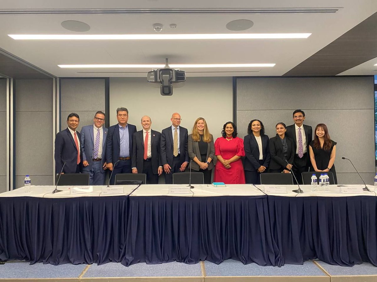 AMS_Shardul's tweet photo. Our Dispute Resolution Partner, Binsy Susan recently participated as a speaker at the Singapore Convention Week 2023 for the panel – “From Algorithms to Awards: The Role of AI in Arbitration and Mediation” hosted by ICDR.
#ICDR #singaporeconventionweek #disputeresolution #samco https://t.co/CJWeXyrVbh