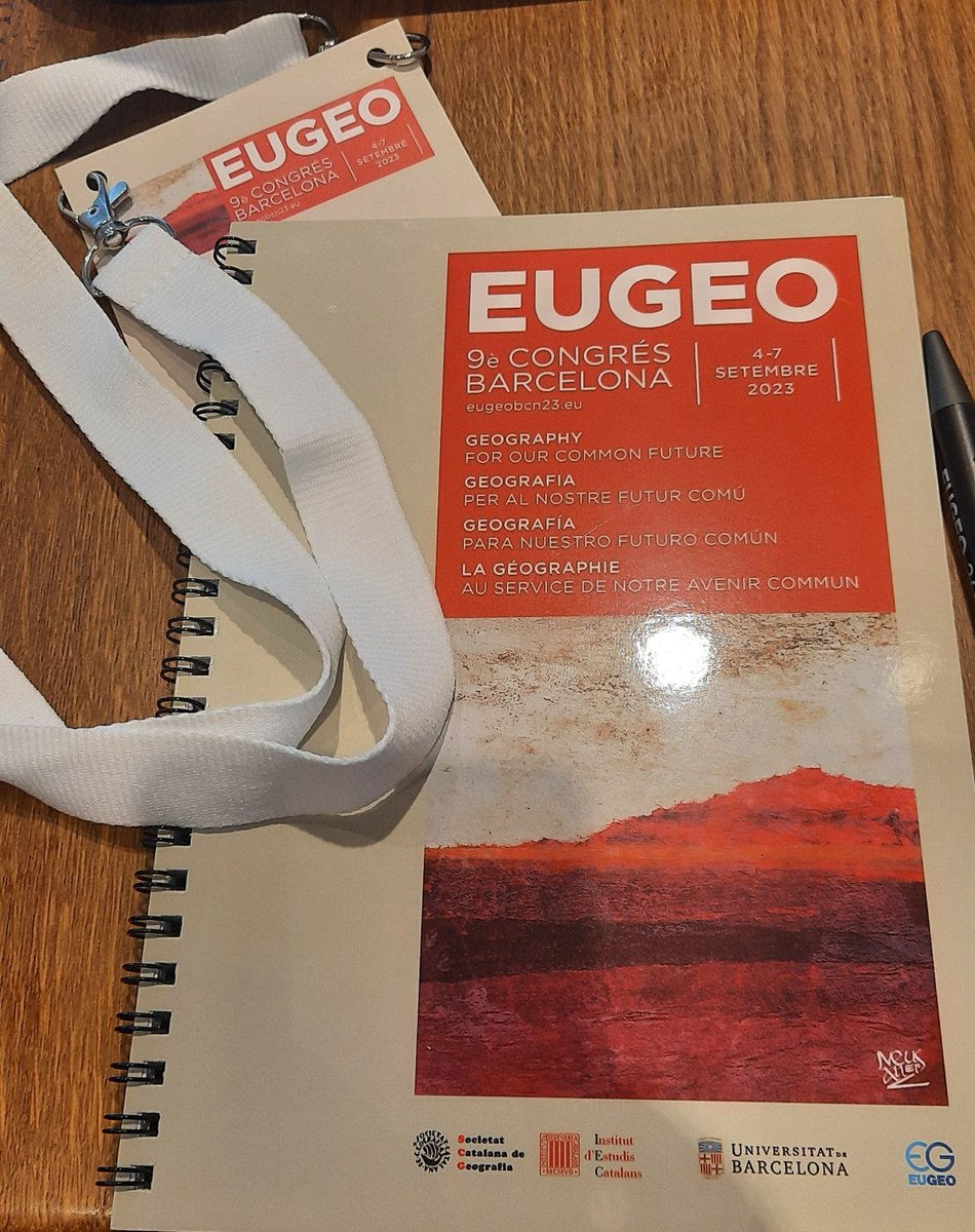@IguTourism here at the 9th #eugeobcn23 in Barcelona this week. With over 100 papers with a tourism focus, it seems that geographies of tourism are in excellent health! 🤩 @EUGEO_eu