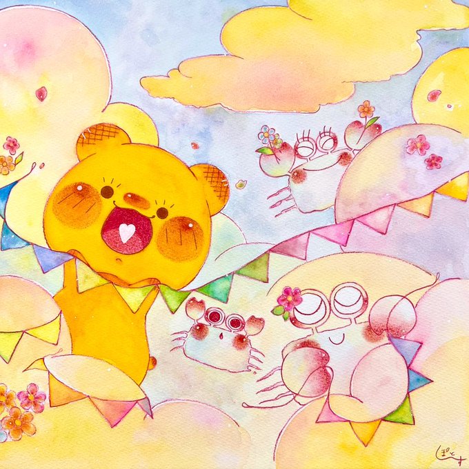 「flower hamster」 illustration images(Latest)