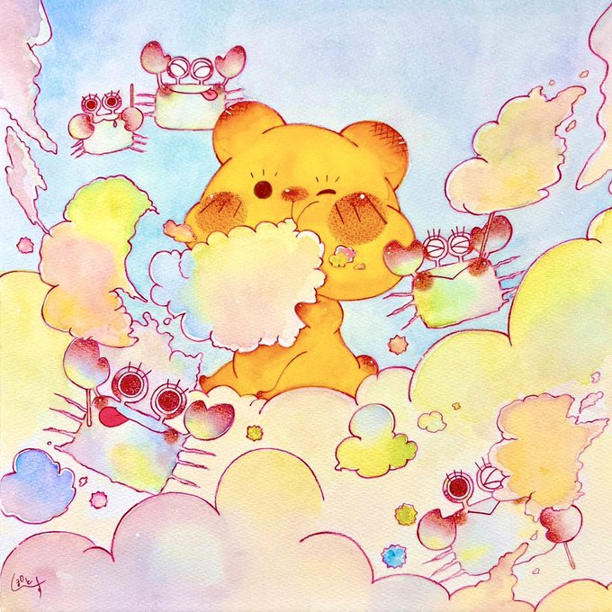 「cotton candy」 illustration images(Latest｜RT&Fav:50)
