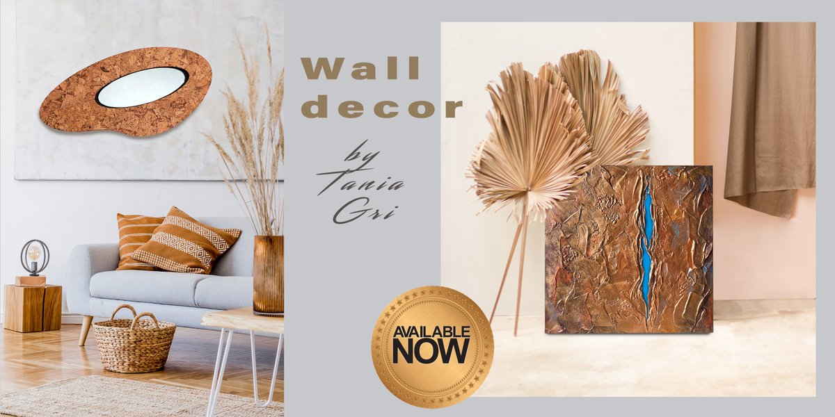 Abstract painting and mirrors with unique frames
Learn more 👉 tangridecor.com
Original wall decor by Tania Gri
#homedesign #homedecor #roomdecor #design #homeaccessories #interiordesign #interior #wallmirrors #decorativemirror #unusualdecor