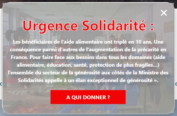 🤜La précarité est un sujet systémique qui touche l’aide alimentaire mais aussi le logement, la précarité numérique, l’éducation… Solidarité pour tous sur infodon.fr ! 
<a href="/auroreberge/">Aurore Bergé</a> <a href="/priscathevenot/">Prisca THEVENOT</a> <a href="/oliviagregoire/">Olivia Gregoire</a> <a href="/NaimaMoutchou/">Naïma Moutchou</a> <a href="/sarahelhairy/">Sarah EL HAÏRY</a>