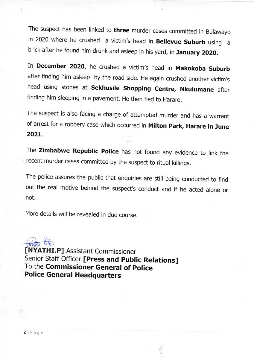 PoliceZimbabwe's tweet photo. 2/2 https://t.co/ysbbZE6HHm