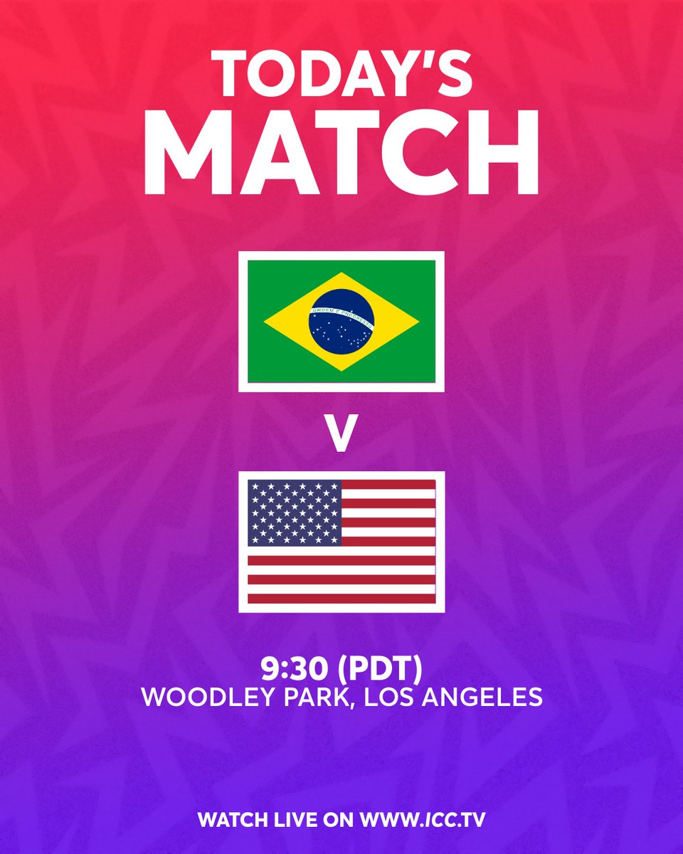 @usacricket will look for a 2nd straight win and @brasil_cricket will seek recovery after a false start to kick off Day 2. #ICC #Americas #Women #WCQualifier