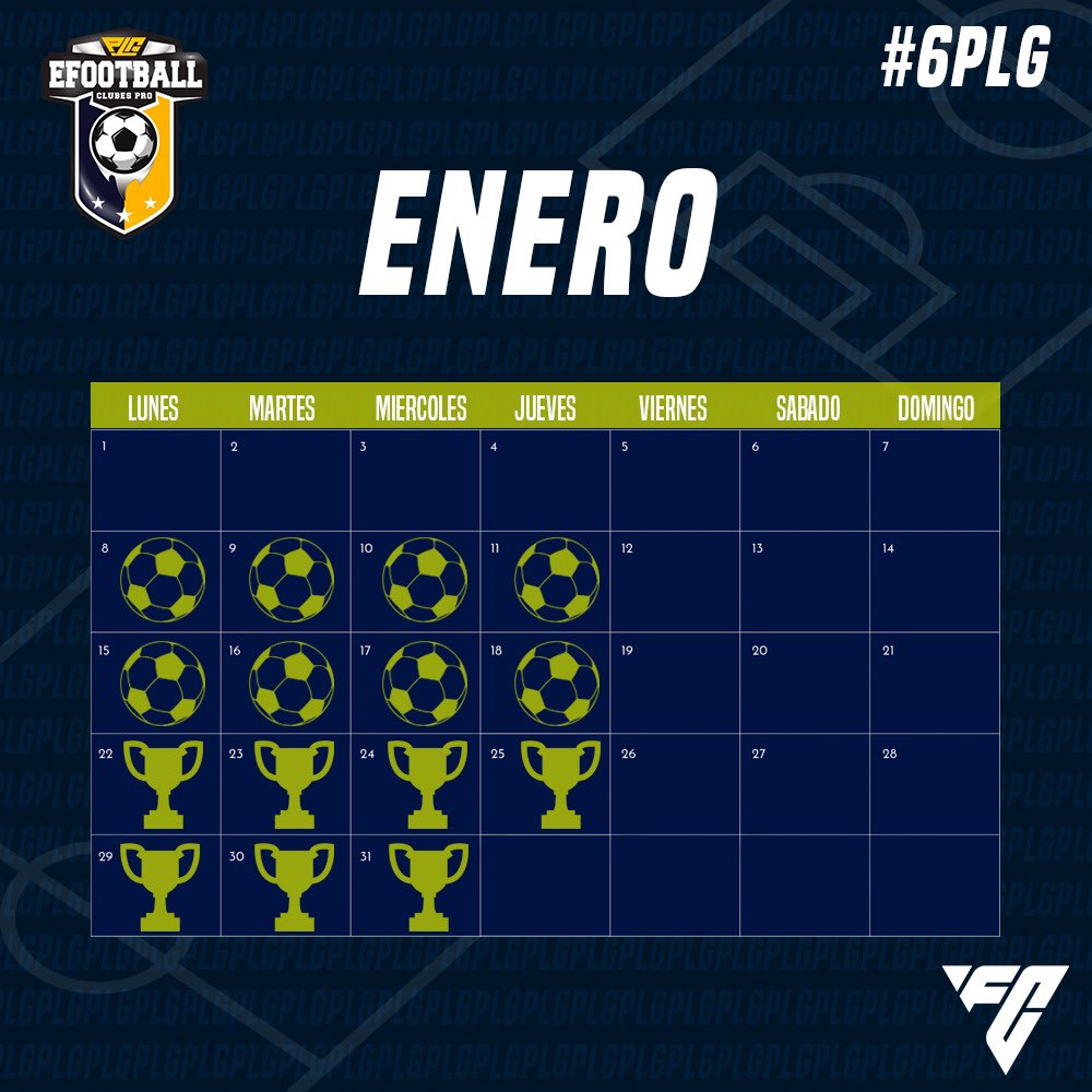 PLG_Spain's tweet photo. 🚨 CALENDARIO OFICIAL - TEMPORADA 6

📆 Inicio de competición: 6 de noviembre.

🤜🏻🤛🏻 Acuerdo conjunto junto a @VFOspain 

#6PLG https://t.co/mhv3WaHPxS