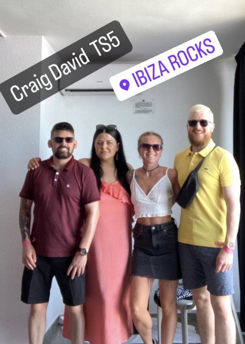deano12785's tweet photo. @CraigDavid  @ibizarocks https://t.co/bI9fuouLsm