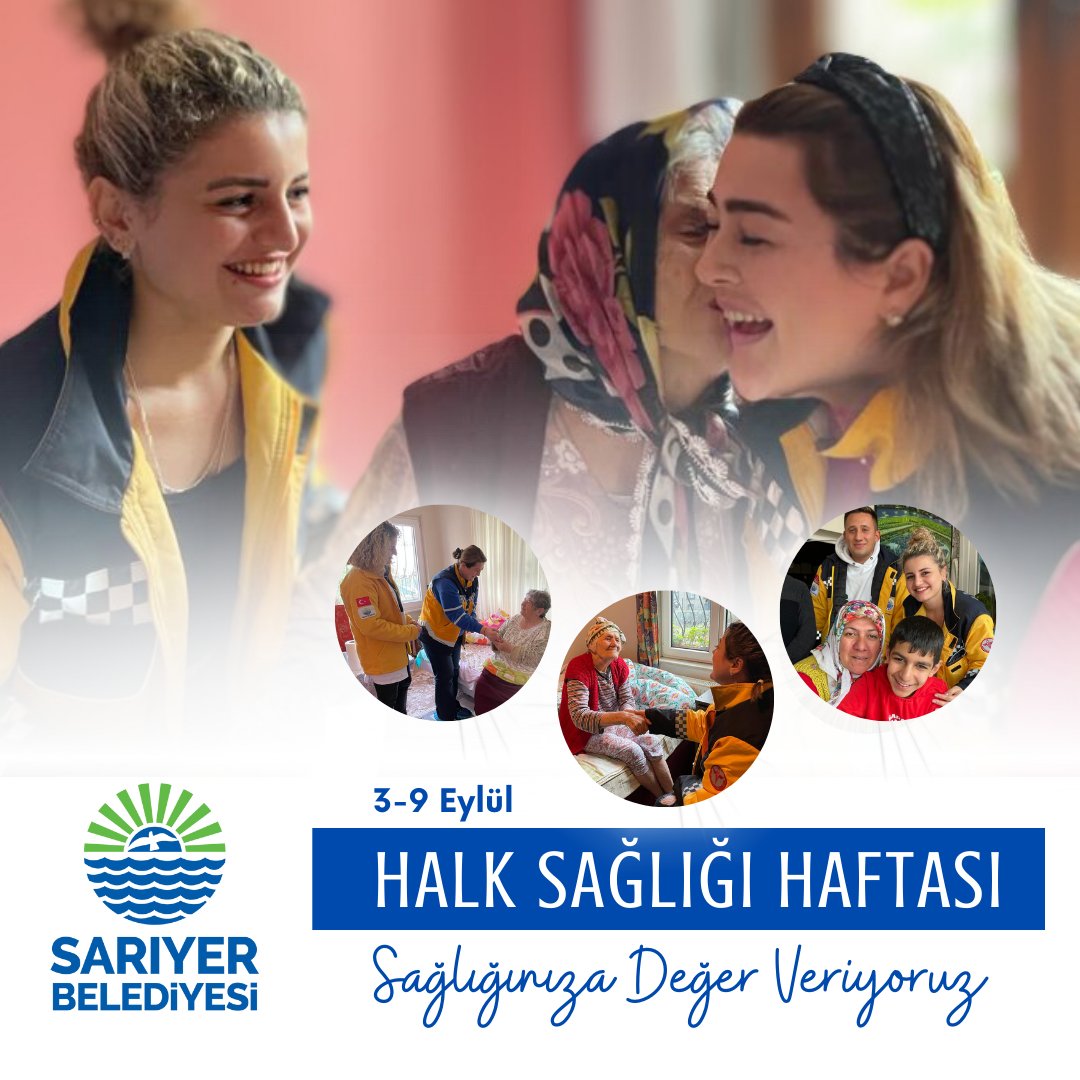 Koruyucu #sağlık hizmetlerimizle toplum bilincini arttırarak hastalıkları önlemek, yaşam standartlarını yükseltmek, halk sağlığındaki çalışmalarımızda temel amaçlarımızdır. Sağlıklı Sarıyer inancıyla çıktığımız bu yolda birlikte ilerlediğimiz halkımıza sağlıklı günler diliyoruz❤️
