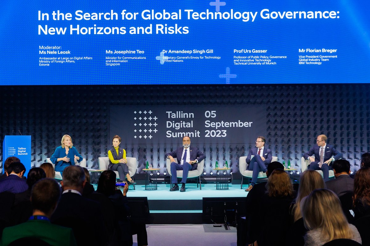 Eesti võõrustab täna iga-aastast #digitippkohtumist ✨ 𝗧𝗮𝗹𝗹𝗶𝗻𝗻 𝗗𝗶𝗴𝗶𝘁𝗮𝗹 𝗦𝘂𝗺𝗺𝗶𝘁 ✨, mis keskendub sel aastal #demokraatia ja #tehnoloogia vahelise suhte uuendamisele. Jälgi ettekandeid ja arutelusid otsepildis digitalsummit.ee või teemaviitega #TDS2023