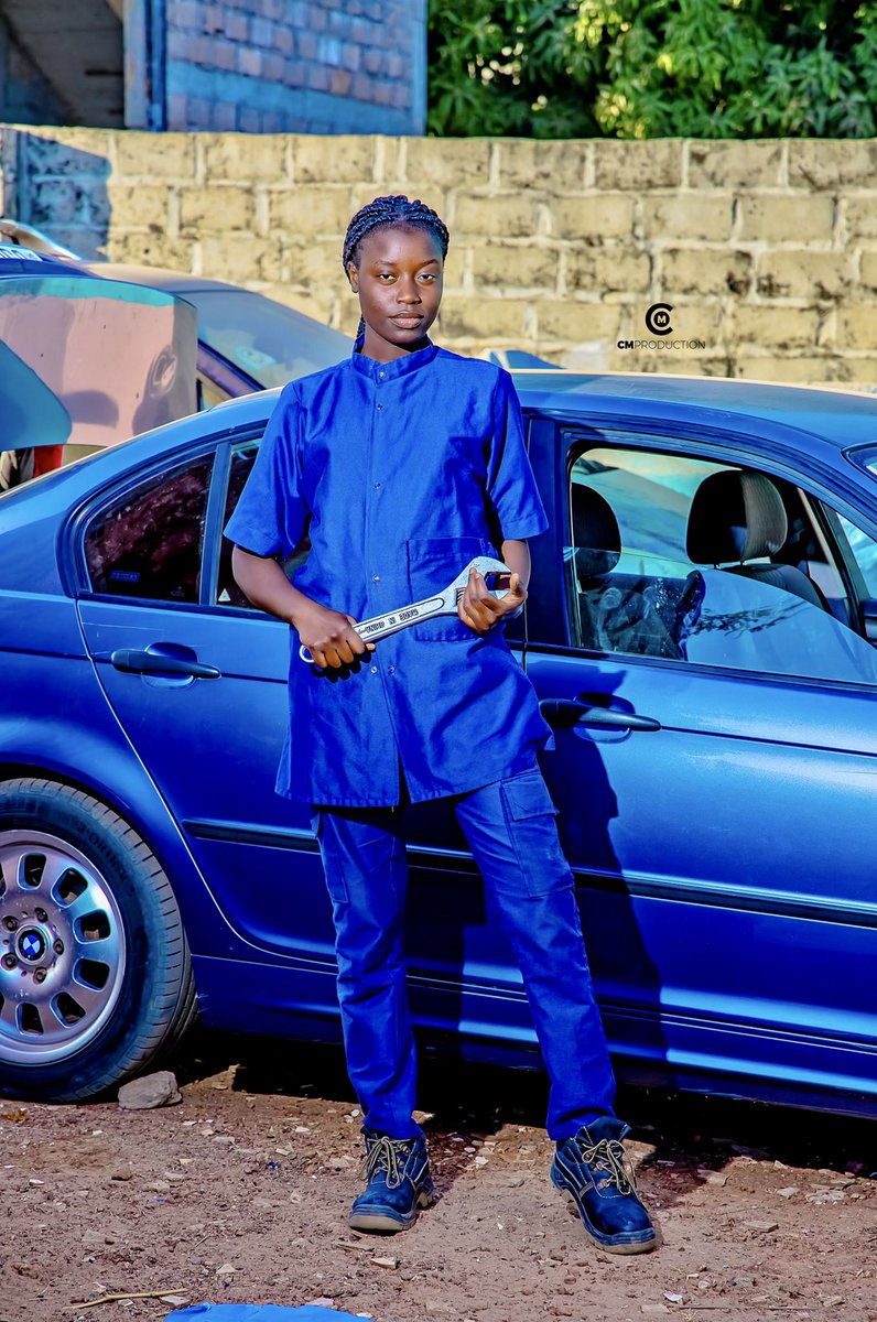 clocktvetgm's tweet photo. Our girls continues to break gender imbalance and culture stereotypes in our communities. Removing the social stigma associated with working as a female auto technician.
@Moherst_GMB 
@IdaFaal2 
@UNDP_TheGambia 
@IOMGambia 

#TVET
#WomenInSTEM
#womeninautomotive https://t.co/jSSJMZyc39