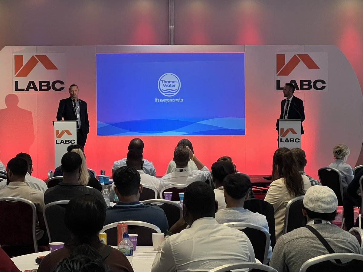 Nick Ayling and Daniel Rees from <a href="/thameswater/">Thames Water 💧</a> are discussing the importance of H4 consultations and the process with our delegates at the <a href="/labc/">Clare Labowitch</a> Emerging Talent Conference #LABCacademy #BuildingControl #PublicService #buildwithus
