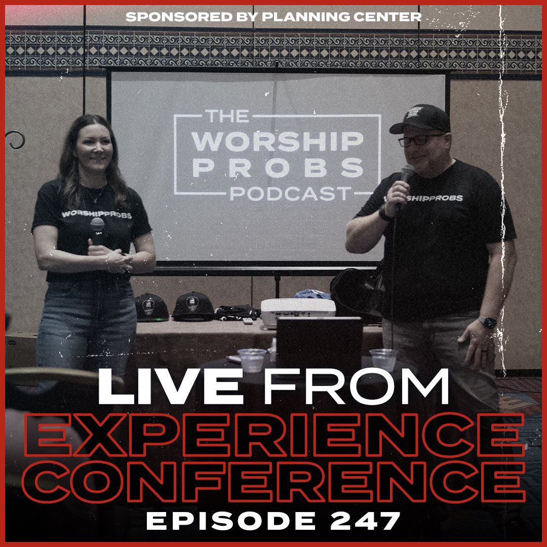 WrshpLdrPrbs's tweet photo. Ep 247 • LIVE @Experienceconf 
==> Sponsored by @PlanningCenter @5wordsmedia @Subsplash &amp; @NewLifeLive 

• LINK for Apple Podcasts, Spotify, WP Online Store &amp; more: https://t.co/8TL2nupTXO 

Find Us On Any Podcast Platform 
#worshipleaderprobs #worshipleader #churchcreatives https://t.co/U0j7U6gwR3