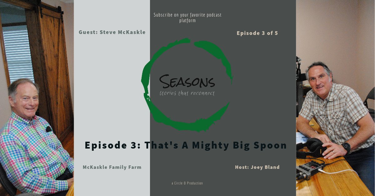 https://seasons.buzzsprout.comToday, Today, in episode 3 entitled That’s a Mighty Big Spoon, we hear about the door-to-door effort to grow an organic rice business and the persistence required to succeed. #rice #organicrice #transitionalrice #chipotle