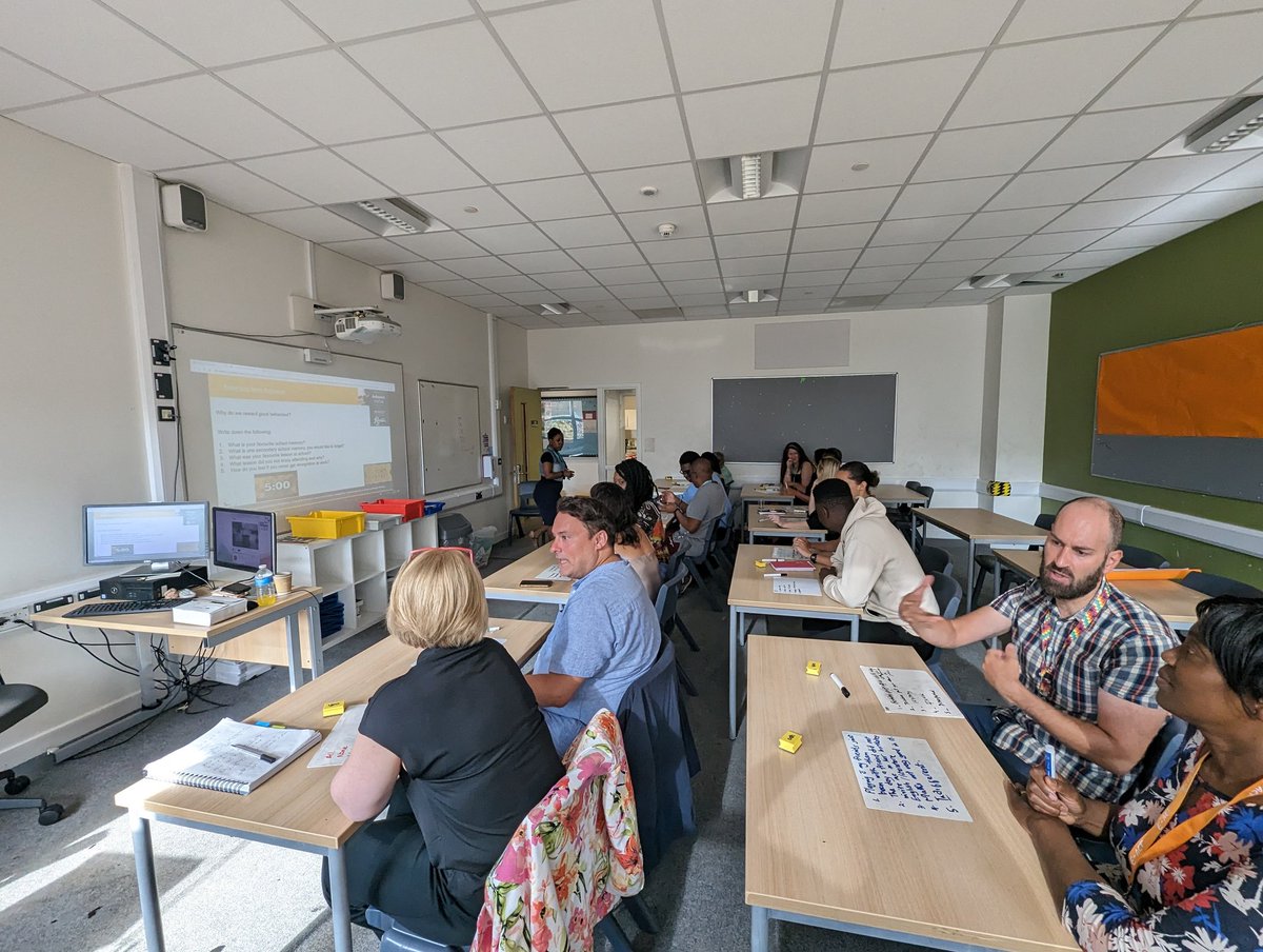 We've been busy preparing <a href="/EACTCityHeights/">E-ACT City Heights Academy</a> for the arrival of Y7 &amp; Y11 tomorrow. #INSET focusing on building culture &amp; behaviour, great teaching &amp; learning and inclusive teaching. Not forgetting the launch of <a href="/WALKTHRUs_5/">Walkthrus</a> with <a href="/Steplab_co/">Steplab</a> an <a href="/EducationEACT/">E-ACT</a> first.