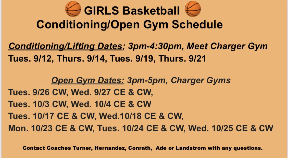 StaggGirlsHoops's tweet photo. Conditioning and Open Gym are starting up soon! Save the dates and we can’t wait to see you there! https://t.co/aHLjHOgkpc