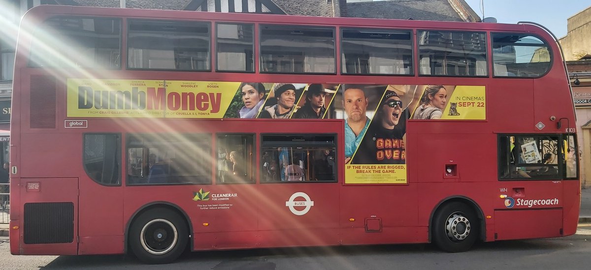 #DumbMoney (2023)
#LondonBusFilmTSide #LondonBusFilmPoster 🚌 
#ColumbiaPictures #SonyPictures #BlackBearPictures 
#Stage6Films #RyderPictureCompany 
#FilmX 📽️ 🎬