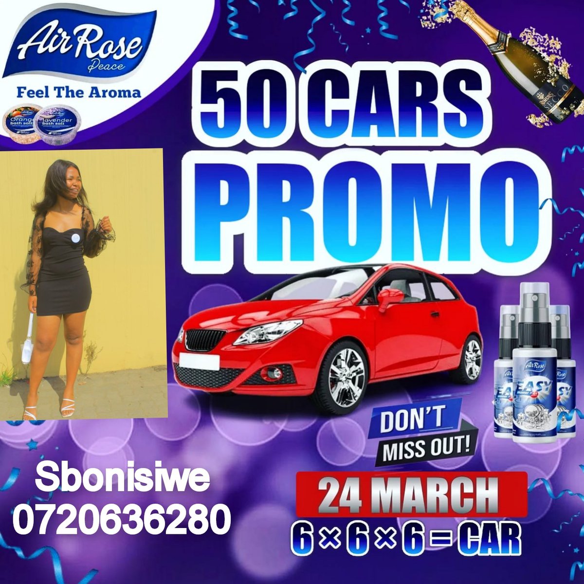 SbonisiweJ's tweet photo. If you will build 200 people from the 16  Sept till the 16 March  or you already have 200 people in your team  congratulations AirRose car is yours get all information on the 16 September 2023 
#50cars to be won.Come grab yours.
0720636280
I am ready to build , who is with me? https://t.co/iGfnuDSQud