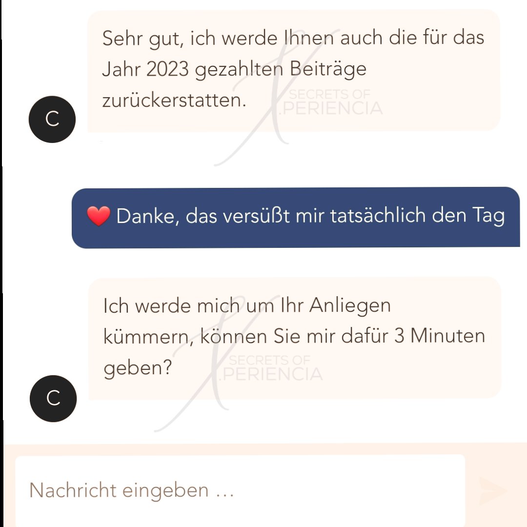 Ich komme heute aus dem Lachen nicht mehr raus!🤣 Aus einem einfachen Anliegen beim Kundenservice eines Streamingservice, wird eine Rückerstattung die (eigentlich) gar nicht gerechtfertigt ist. Offensichtlich hat er einen Riecher für 💰geile Frauen und wusste sofort was zu tun