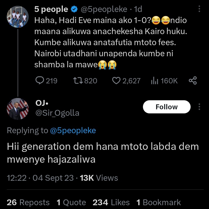 NBIHOSPITAL's tweet photo. Mtu ngovo loves violence 😂 https://t.co/QTf1xKAZQK