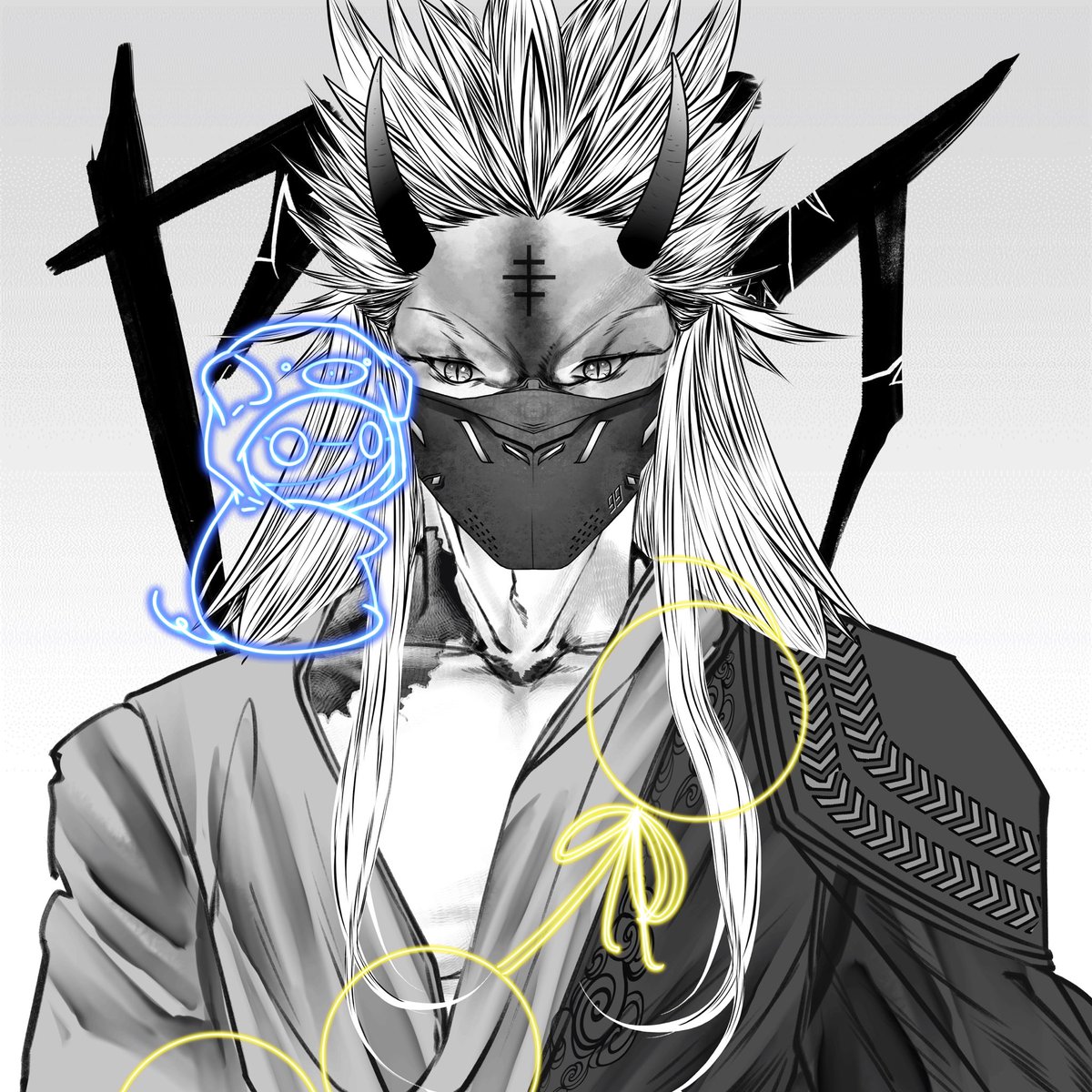 keithereum13's tweet photo. A sneak peek of a randomly generated @LIFEOFHEL Reaper PFP. 🔥 

Secure one now before the mint just by holding Vol. 1 NFTs.

Every 3x Vol. 1 = 1x Reaper PFP airdrop

#CROFam #Cronos #NFT #mangaart https://t.co/kgkNojoEIL