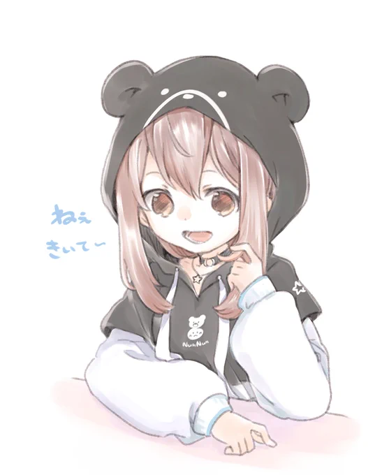 おしゃべりしながら髪をいじいじしてたのかわいかった(๑╹ᆺ╹)オテテ #soraArt #ときのそらFC 