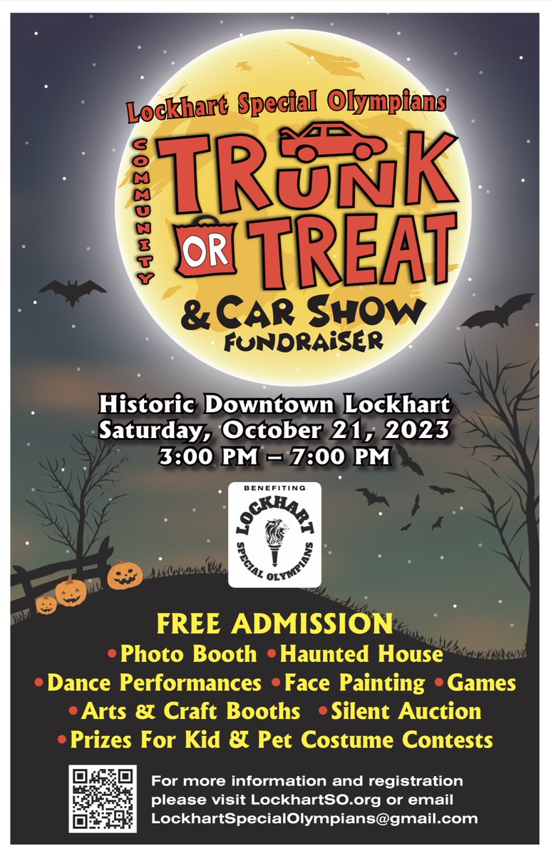 Save the date 10/21/23! We are now accepting car registrations, applications for community booths, vendors and sponsors. Please message us or visit our website for more information. #freefamilyfun #carshow #lockhart