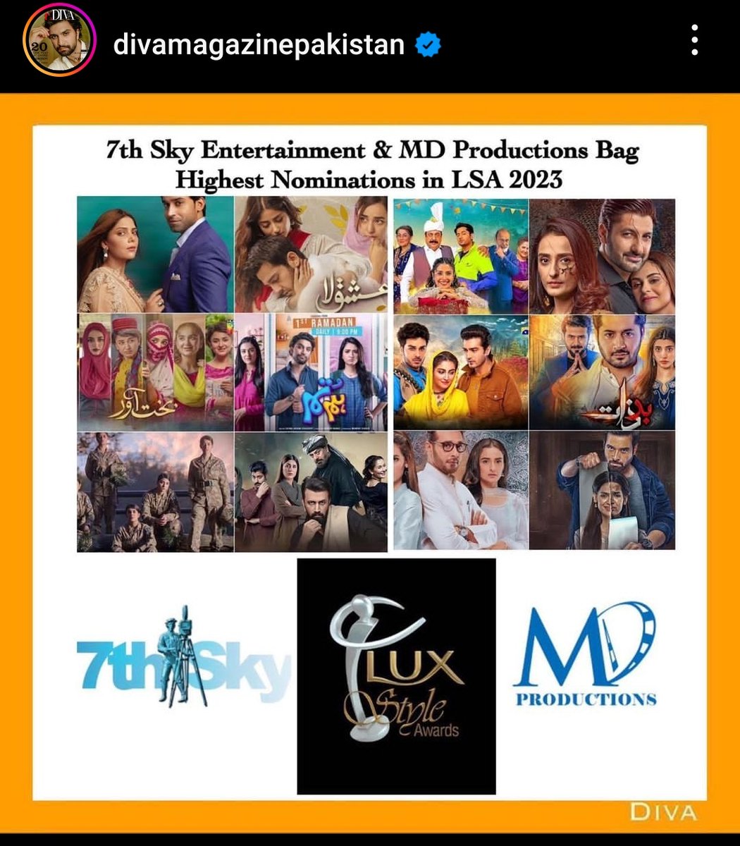 YumnaZaidiFD's tweet photo. Diva posted this just now and whole comment section screaming Yumna for #Bakhtawar...Ghanaa also commented Yumna....We can only hope LUX don't rob our girl and give the award she deserves for her extraordinary performance in #Bakhtawar..

Go Vote now
https://t.co/NjbXgT2h2c…

Use your all numbers and emails and vote for her 6 days is left

#YumnaForLSA2023 #LSA2023 #YumnaZaidi #TereBin #Nayab #Gentleman