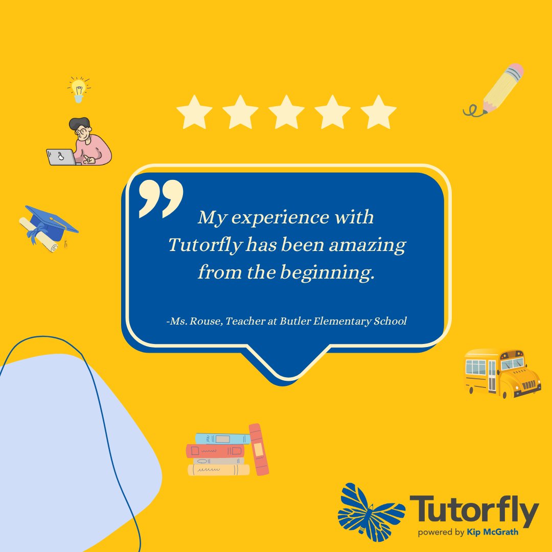 Tutoring that supports teachers. ✔️✍️👩‍🏫

#TeamTutorfly ⭐ #PersonalizedLearning #TutoringSupport