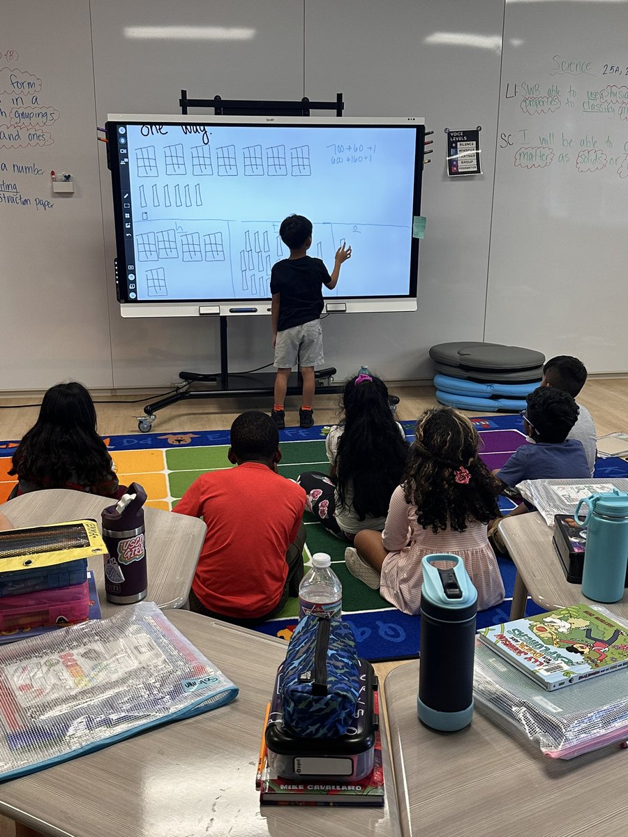 Decided to switch it up a bit and have students lead the lesson examples today! ☺️