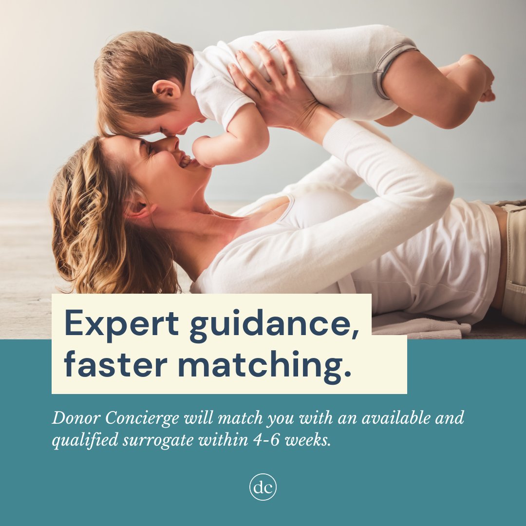 DonorConcierge's tweet photo. Expert guidance, faster matching! 👏

At Donor Concierge, we work with more than 70+ trusted surrogacy agencies across the country. Our team is more likely to find the candidate who matches your unique and specific criteria, meets all ASRM guidelines. 

https://t.co/1snBsQA31a https://t.co/3Se9x2iHAh