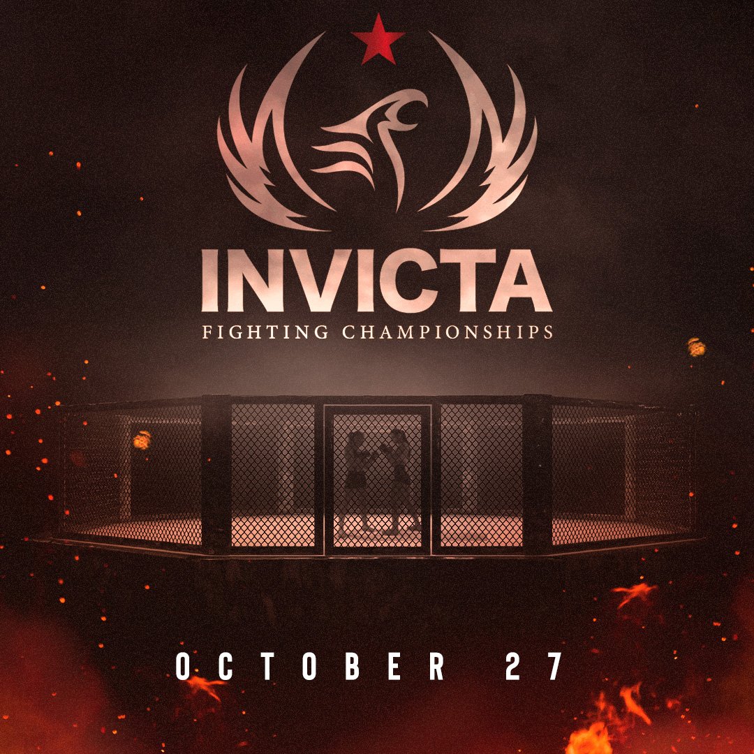 shanknapp's tweet image. We'll see you on October 27th! @InvictaFights is back! #invictafc